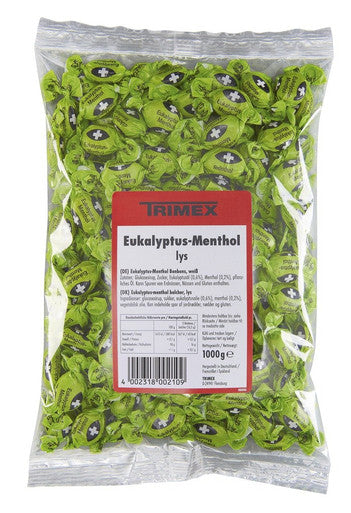Trimex Menthol Eucalyptus Candy, 1000 Grams/35.3 Ounces {Imported from Canada}